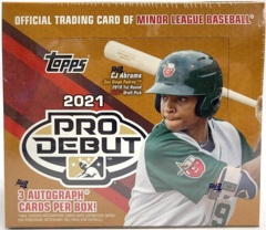 2021 Topps Pro Debut MLB Baseball HTA JUMBO Box